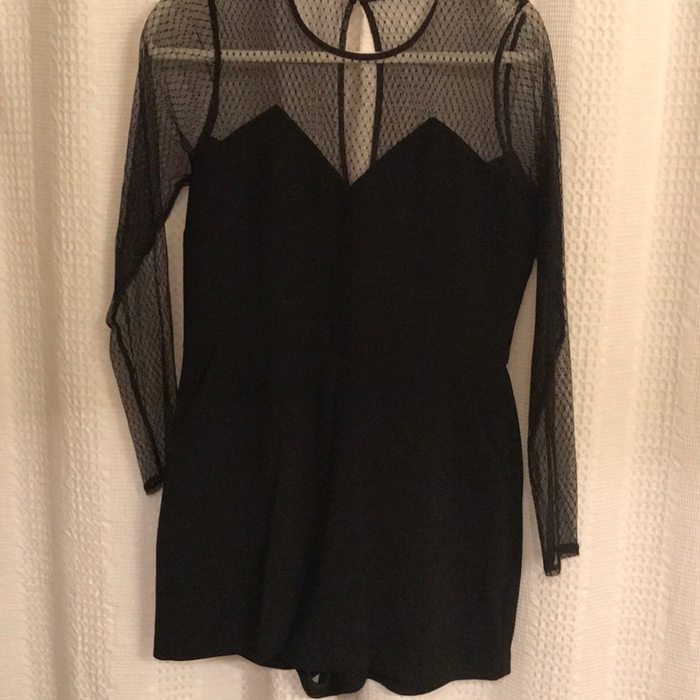 BCBG black romper